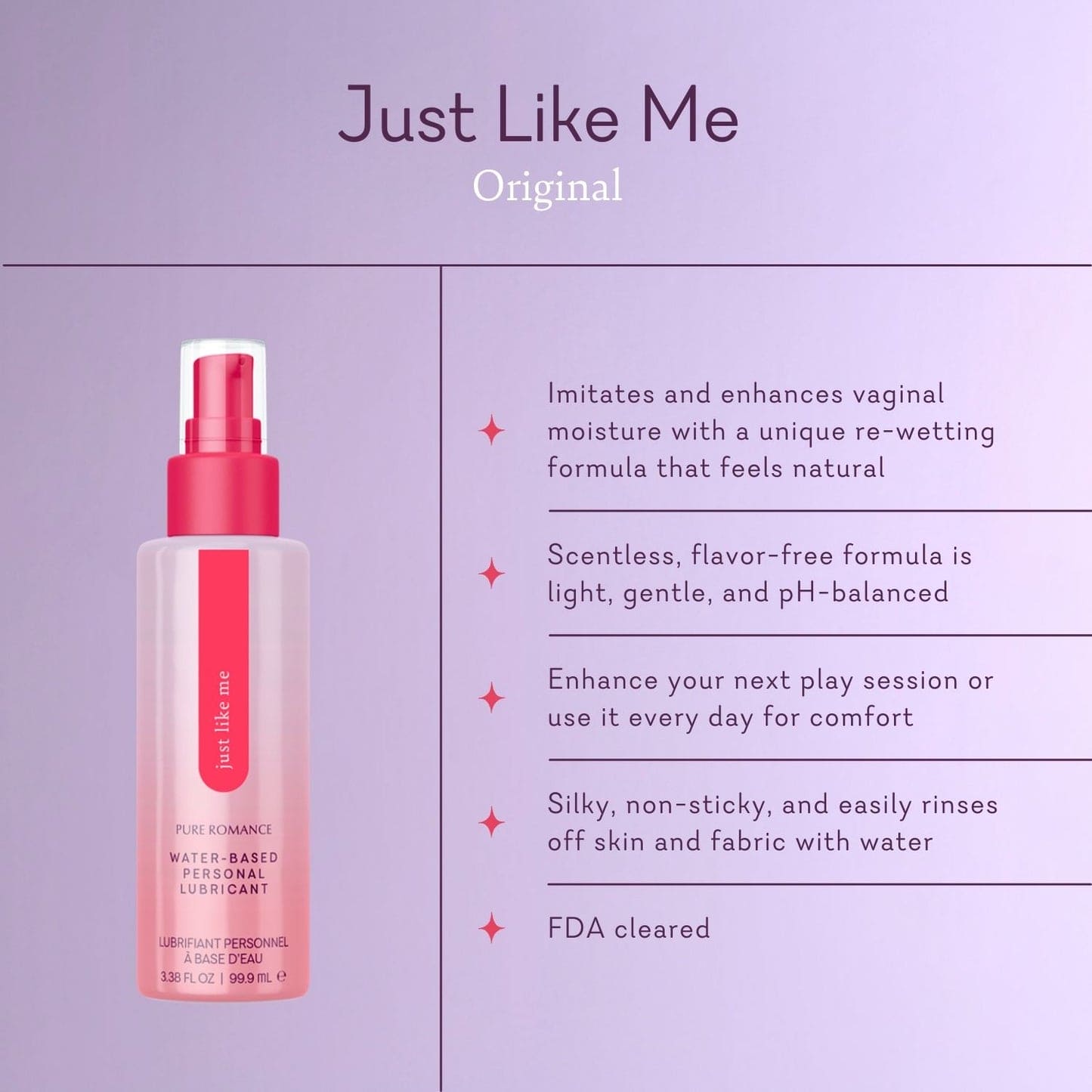 Just like me - lubricante