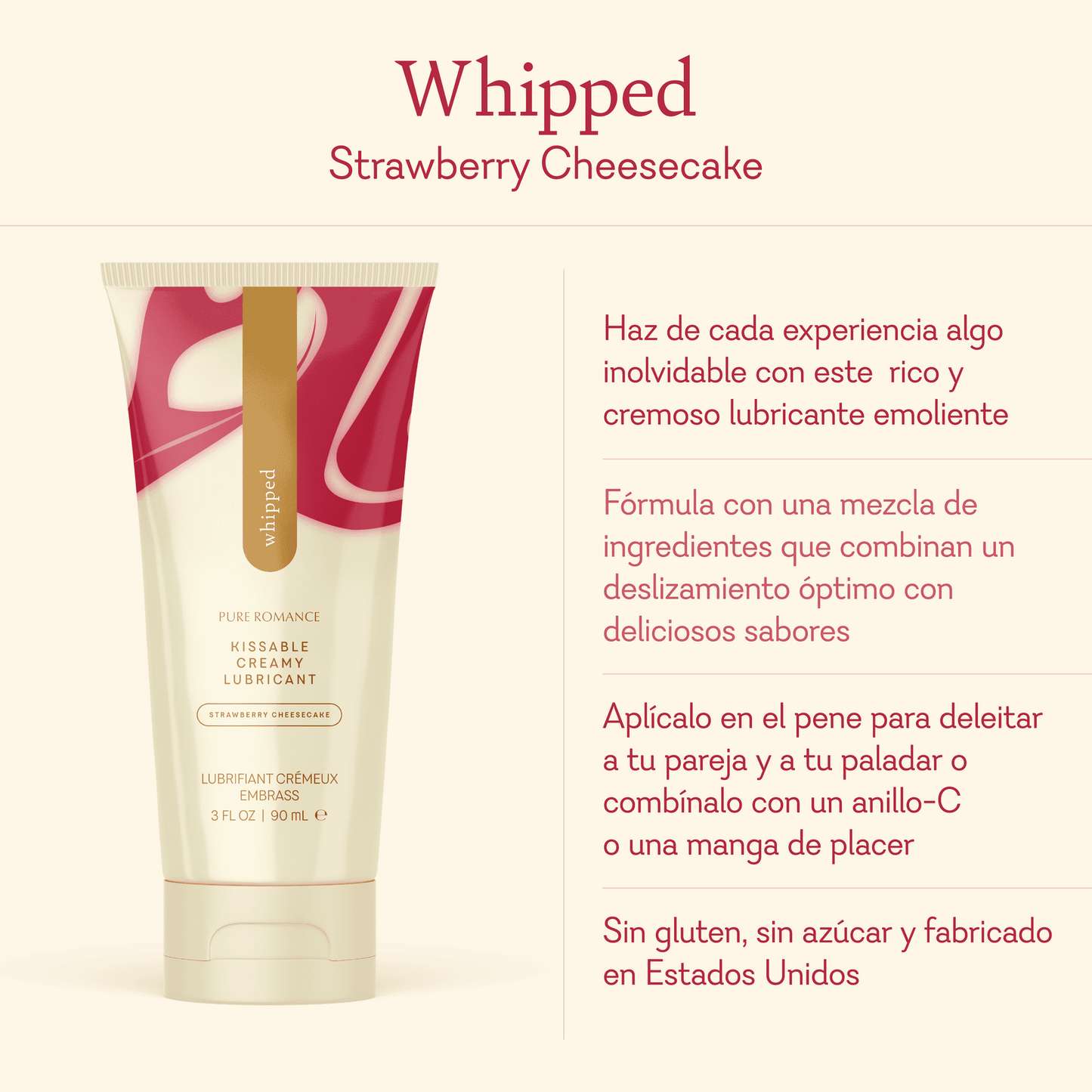 Whipped - Lubricante Cremoso